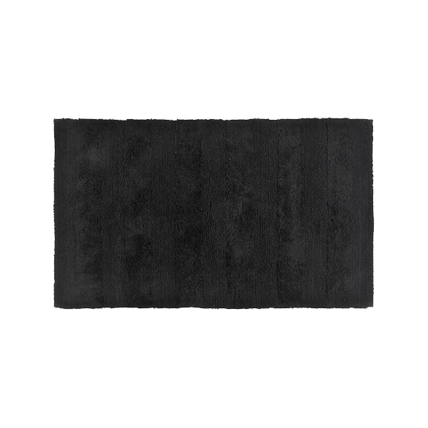 Nova Home Zuri Reversible Woven Rug - 100% Cotton - Black (Available in sizes)