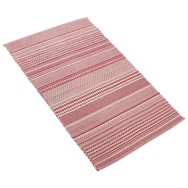 Nova Home Samaira Hand Woven Rug - 100% Cotton - 70x140 Cm - Rose