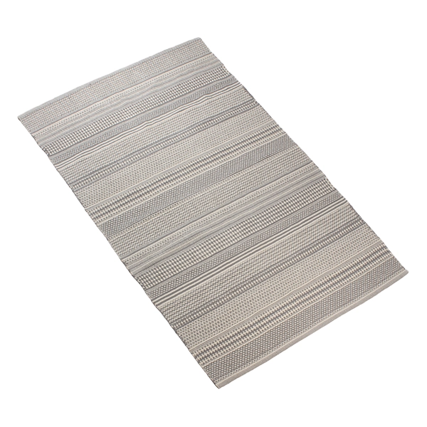 Nova Home Samaira Hand Woven Rug - 100% Cotton - Grey (Available in sizes)