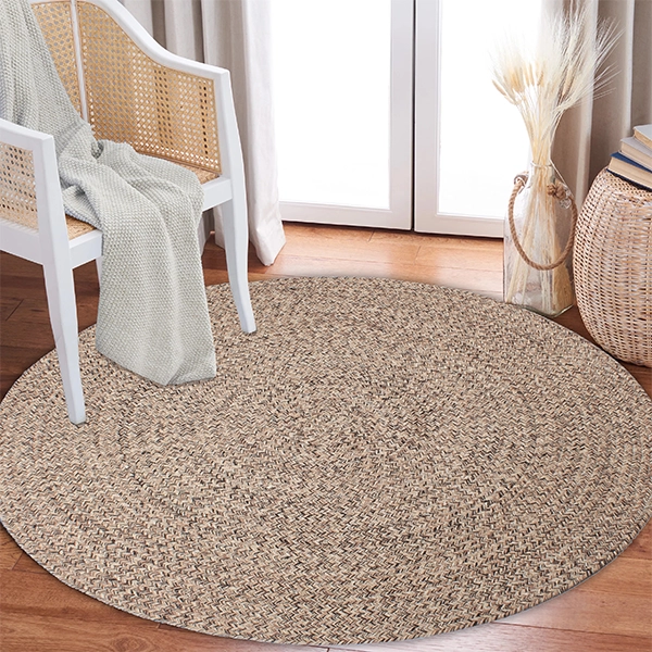 Nova Home Nexa Hand Woven Rug - 100% Cotton - Beige (Available in sizes)