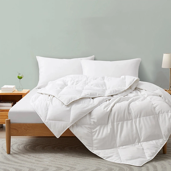 Nova Home MicroBasic Comforter Queen - White