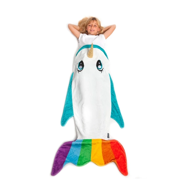 Kanguru Rainbow Fish Kids' Blanket - 135 Cm - Multicolor