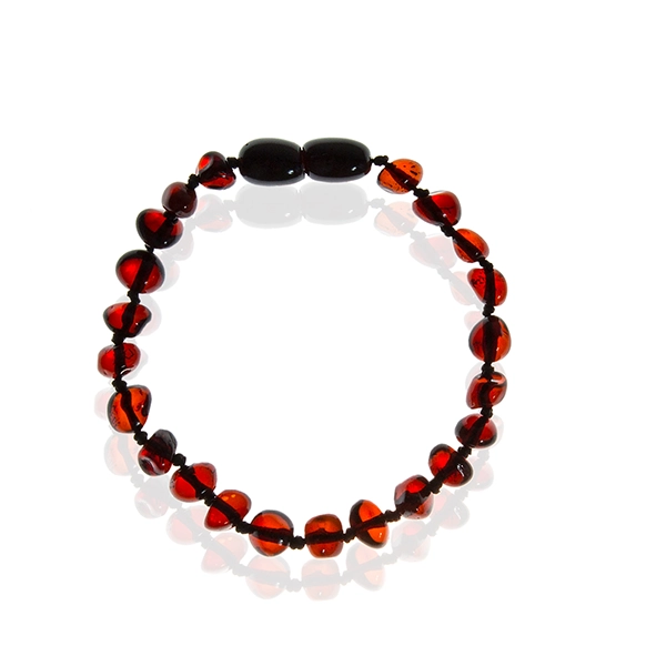 Babyjem Amber Wristband - Cherry