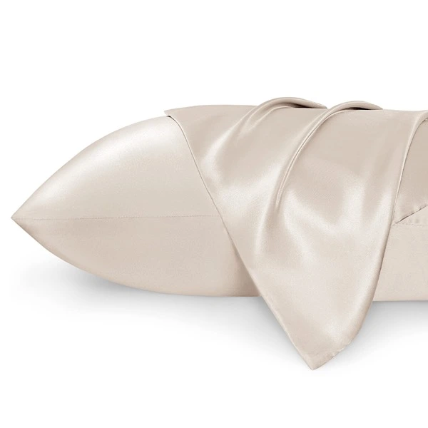 Nova Home Yildiz Satin Pillow Case Set - 2Pcs - Gold
