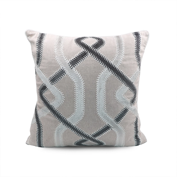 Nova Home Pescara Handmade Embroidered Cushion Cover - 50x50 Cm - Multicolor