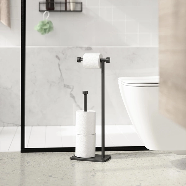 Umbra Cappa Toilet Paper Holder - Black