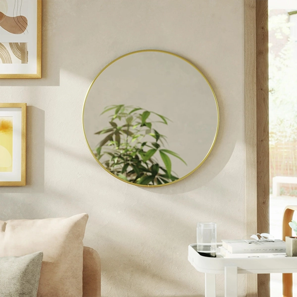 Umbra Hubba Wall Mirror - 86.3 Cm - Brass