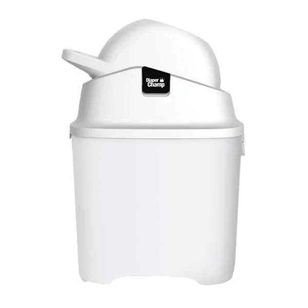 DiaperChamp ONE Standard Diaper Pail - Black & White