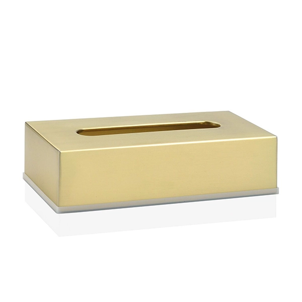 Andrea Tissue Box BA69326 - Stainless Steel - Gold