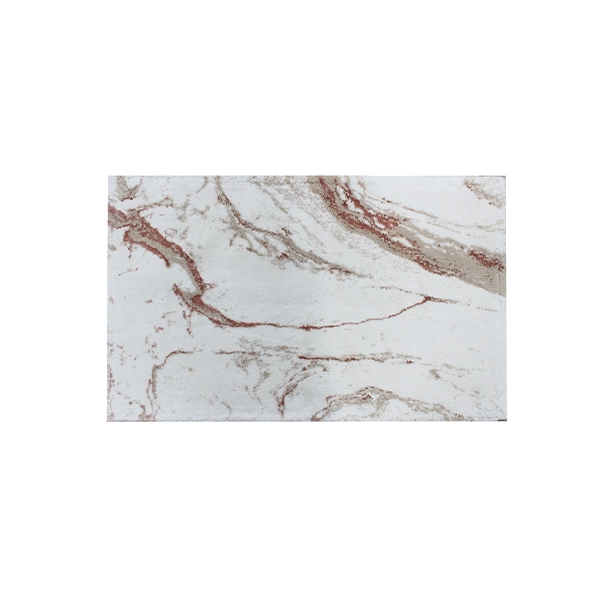 Nova Home Eco Marble Bath Rug - Cotton & Viscose - 60X100 cm - Powder