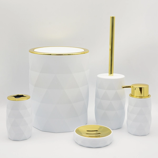 Weva Luminous Bathroom Set - 5 Pcs - White