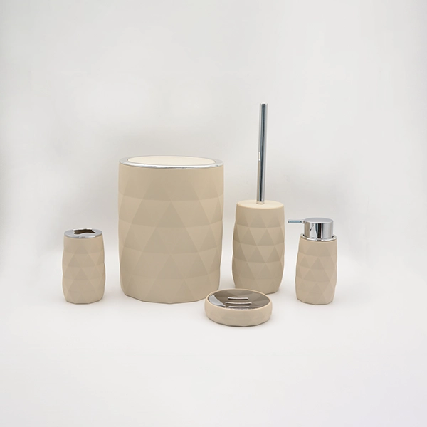 Weva Luminous Bathroom Set - 5 Pcs - Smoke