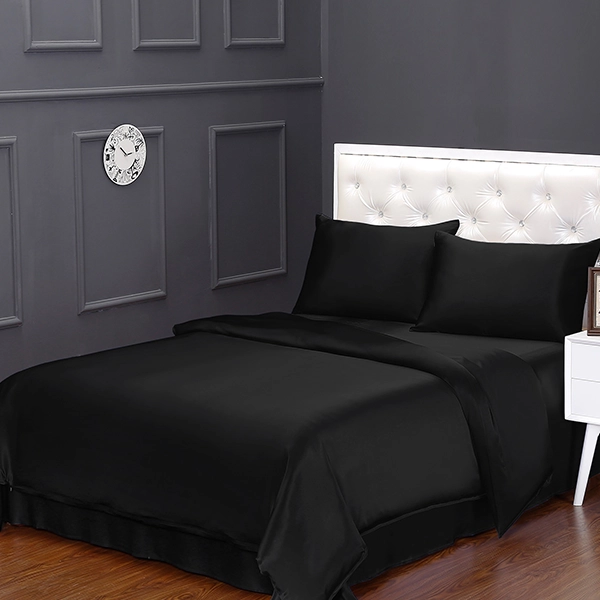 Lilysilk Plain Duvet Cover - 260X220 CM - Black