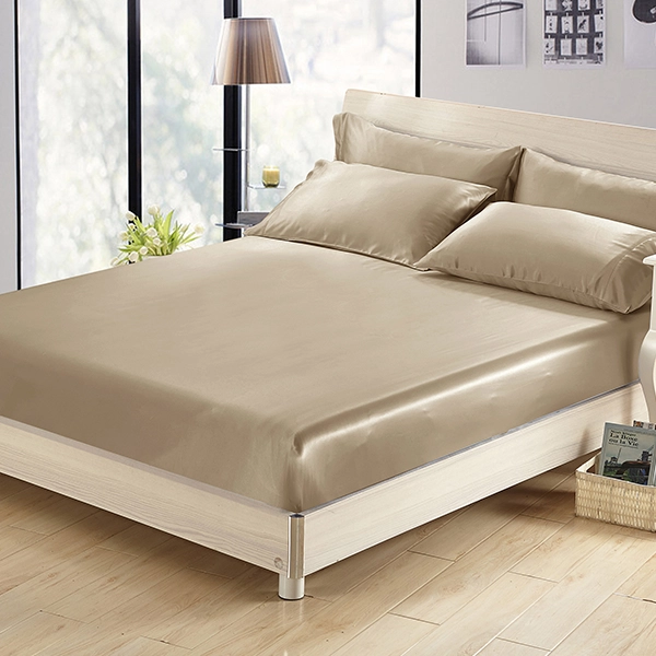 Lilysilk Plain Fitted Sheet - King & Super King - 3Pcs - Taupe