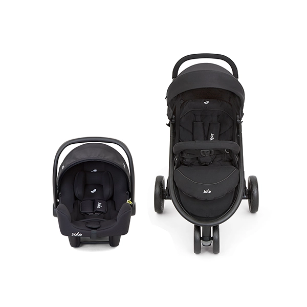 Joie Litetrax 3 Travel System (Stroller & Car Seat) - Coal