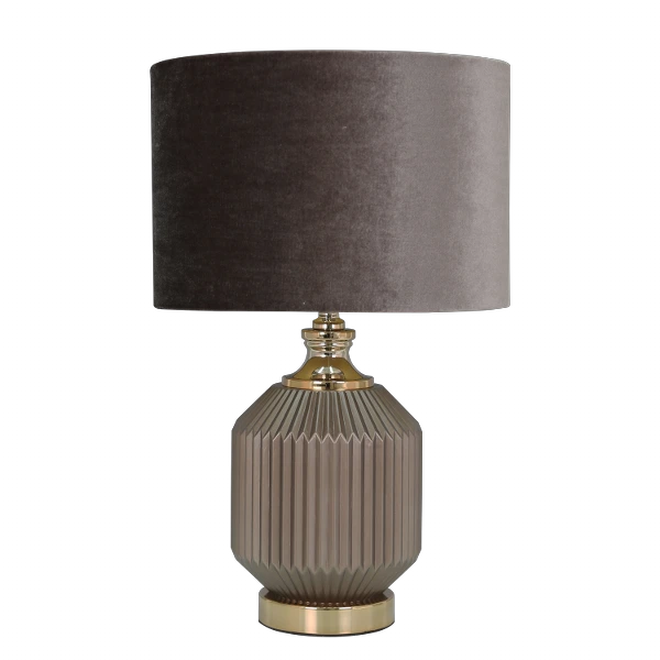 Nova Home "Luminart" Table Lamp - 51cm - Brown