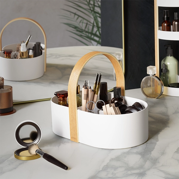 Umbra Bellwood Caddy - White & Natural