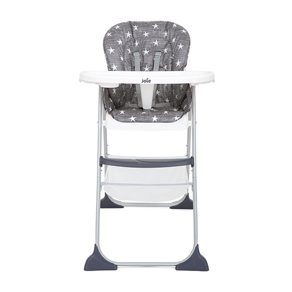 Joie Mimzy Snacker High Chair - Twinkle Linen - Grey & White