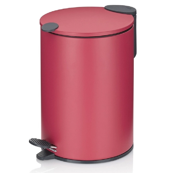 Kela "Mats" Waste Pedal Bin - 3 Liter - Red