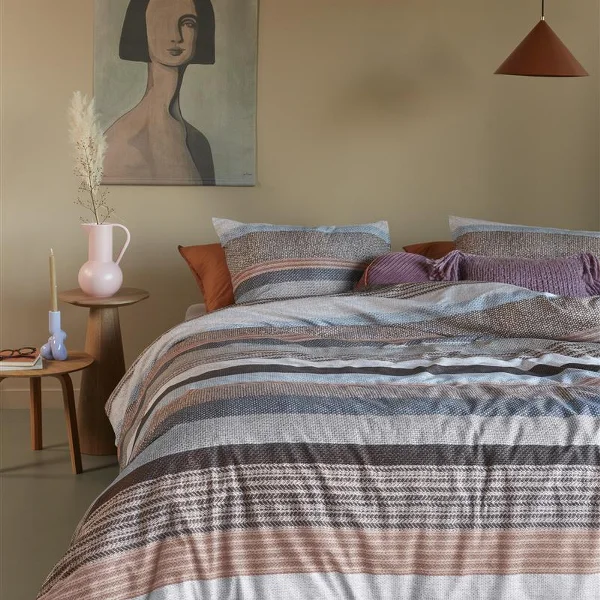 Bedding House Elodie Duvet Cover Set - 100% Cotton - Queen - 3 Pcs - Multicolor