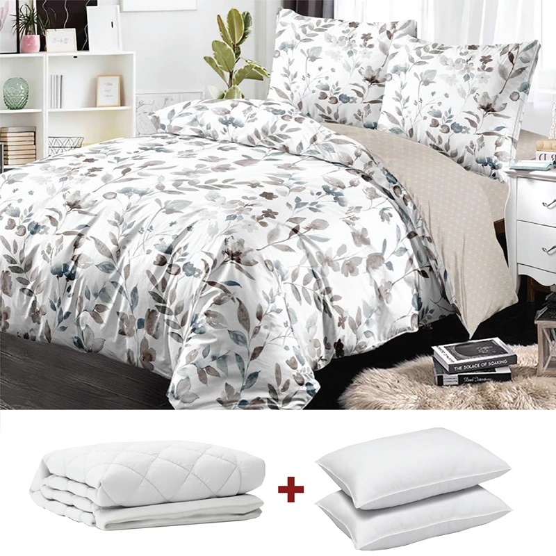 Nova Home Burst Printed Duvet Cover Bundle (Twin 7 Pcs, King 9 Pcs)