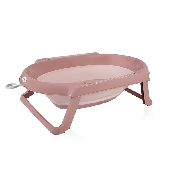 Babyjem Foldable Bath Tub - Salmon
