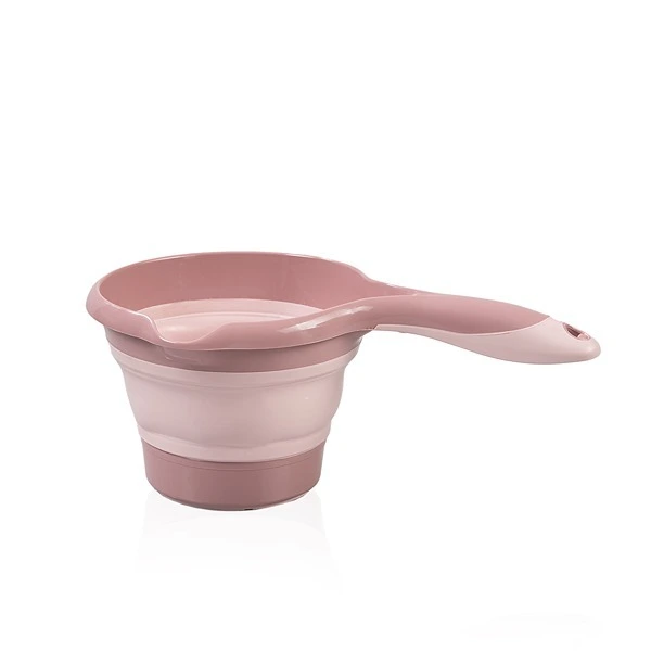 Babyjem Foldable Baby Bath Cup - Salmon