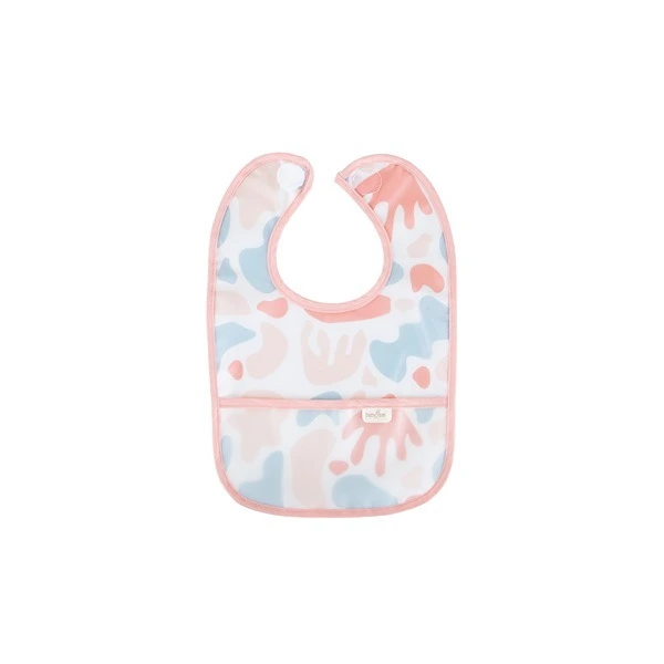 BabyJem Puzzle Double Sided Waterproof Baby Bib , 6 - 24 months - Pink