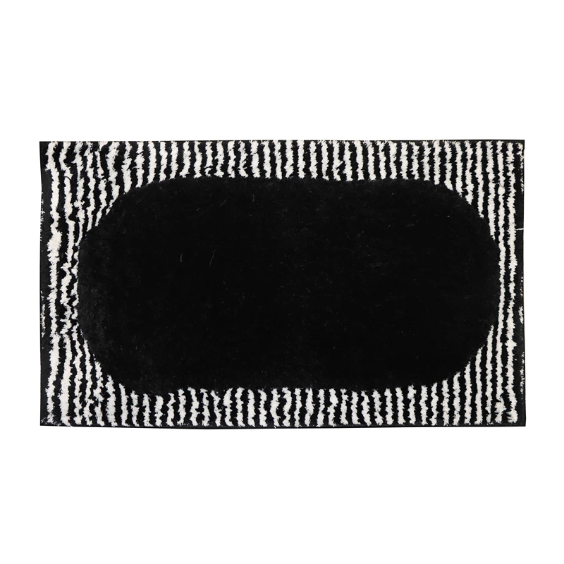 Nova Home Blend Bath Rug - 50x80 Cm - Black