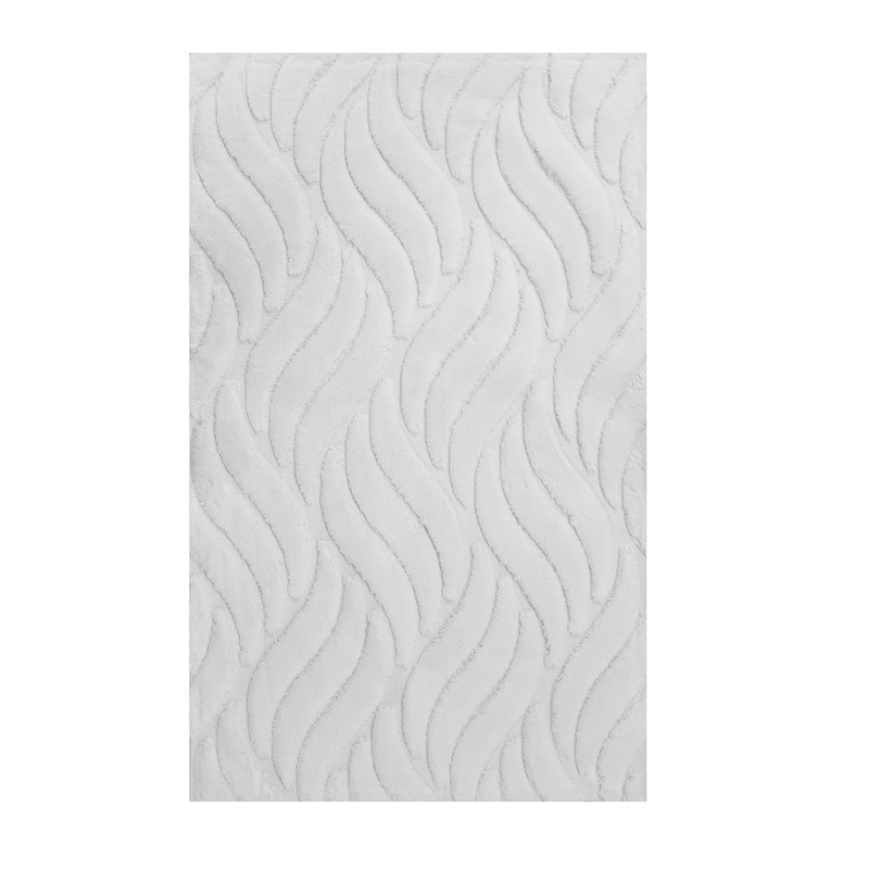 Nova Home Jupen Cotton Bath Rug - Ecru (Available In Sizes)