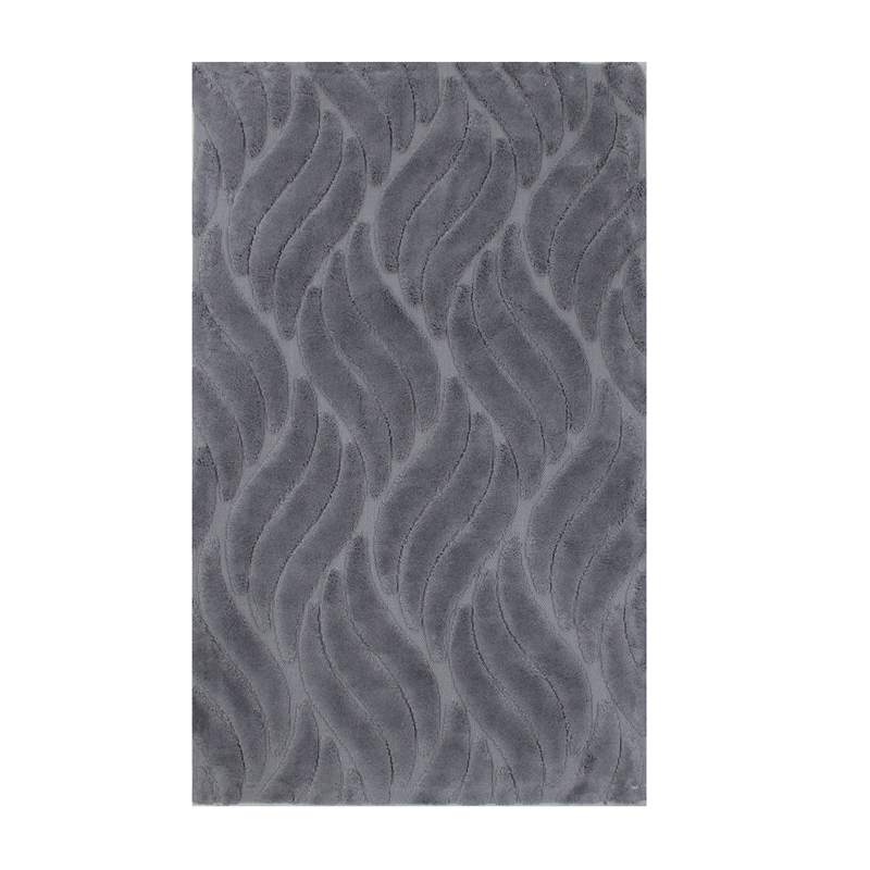 Nova Home Jupen Cotton Bath Rug - Dark Grey (Available In Sizes)