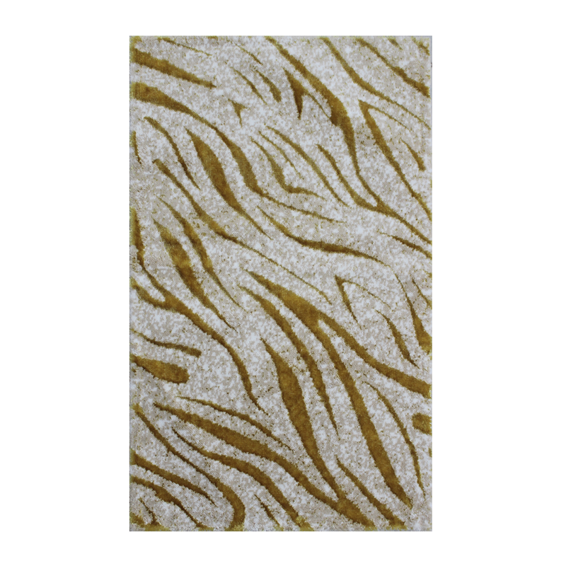 Nova Home Zetra Cotton Bath Rug - 60x100 Cm - Gold