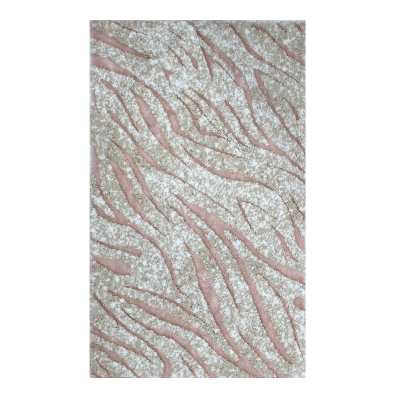 Nova Home Zetra Cotton Bath Rug - 60x100 Cm - Powder
