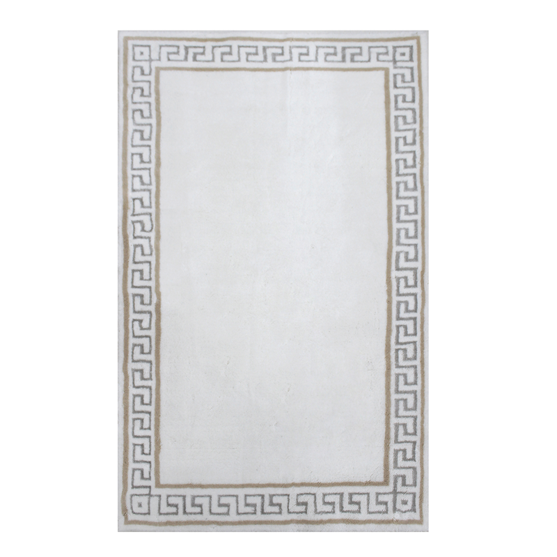 Nova Home Hopy Cotton Bath Rug - Silver (Available In Sizes)