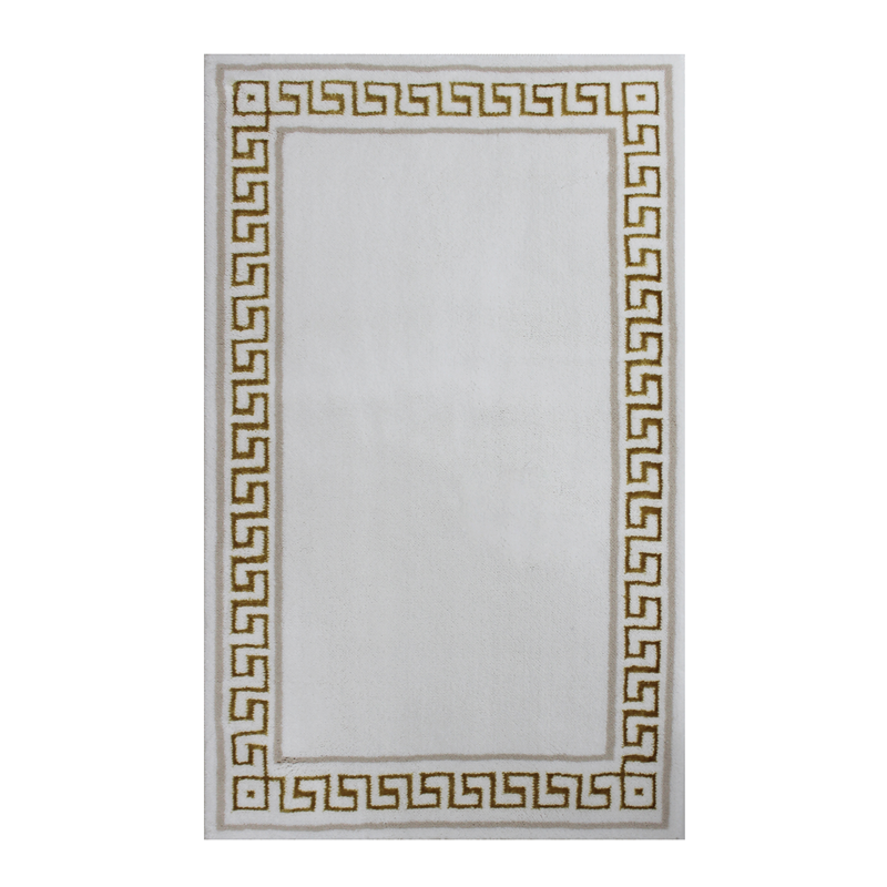 Nova Home Hopy Cotton Bath Rug - Gold (Available In Sizes)