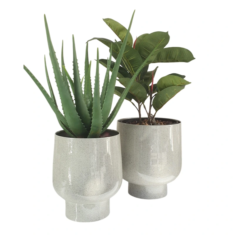 Weva Eden Planter Set - 2Pcs - L.Grey