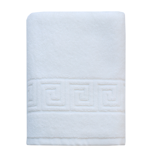 Nova Home Resort Jacquard Towel - 100% Cotton - 100x150 Cm - White