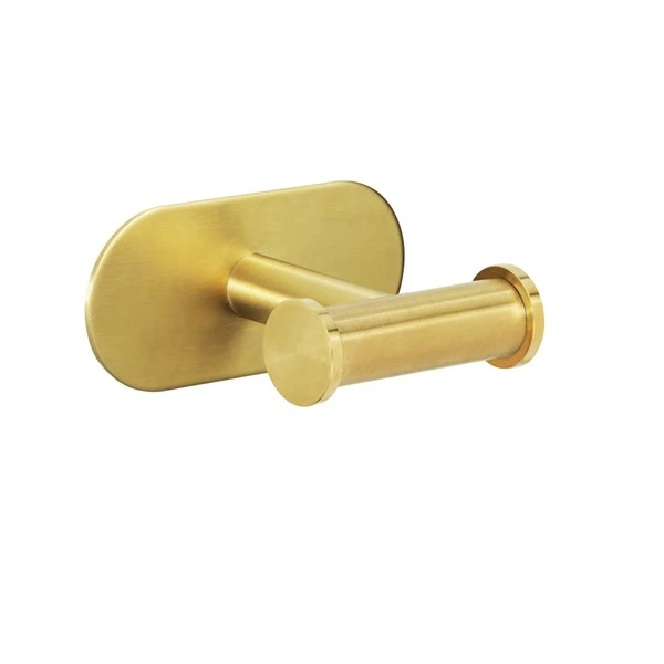 Wenko Orea Turbo-Loc Double Hook - Stainless Steel - Gold Matt