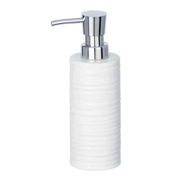 Wenko Mila Ceramic Liquid Soap Dispenser - 260 Ml - White