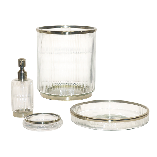Weva Gold Bath Room Accessories Set - 4Pcs "Pure "