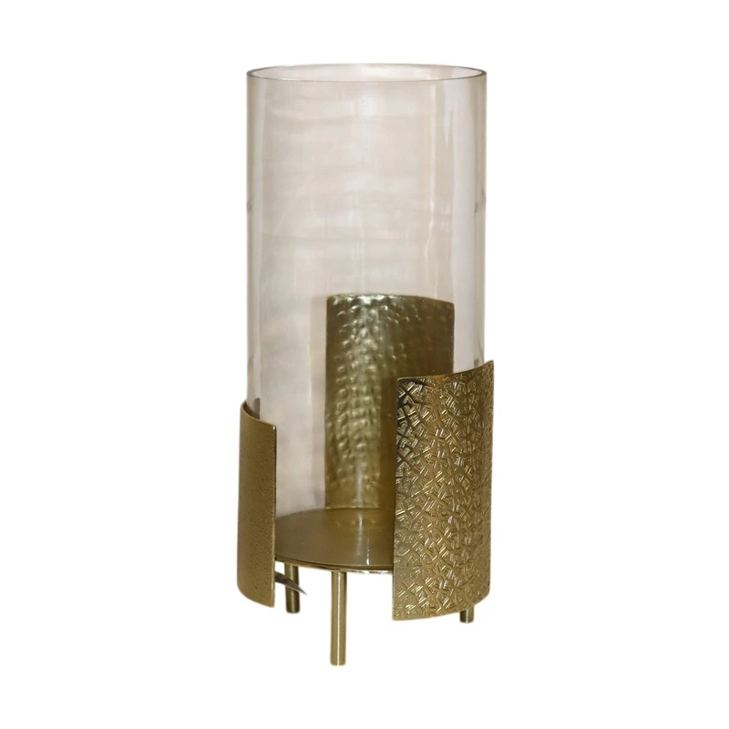 Weva Large Gold Candle Holder "Glint"