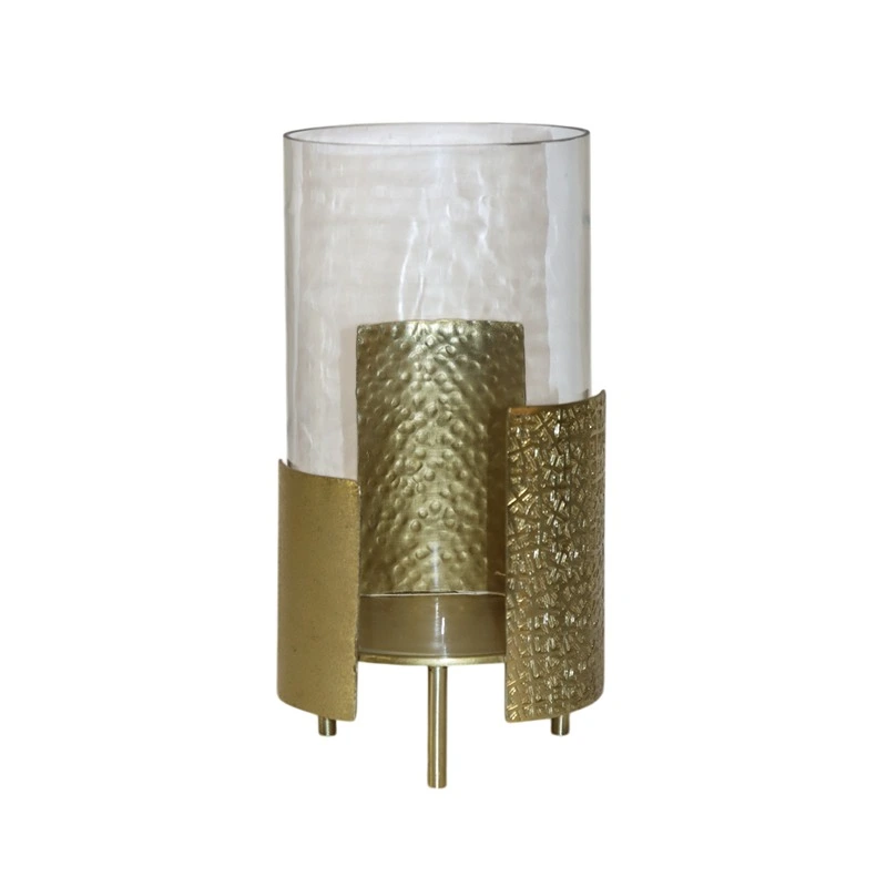 Weva Small Gold Candle Holder "Glint"