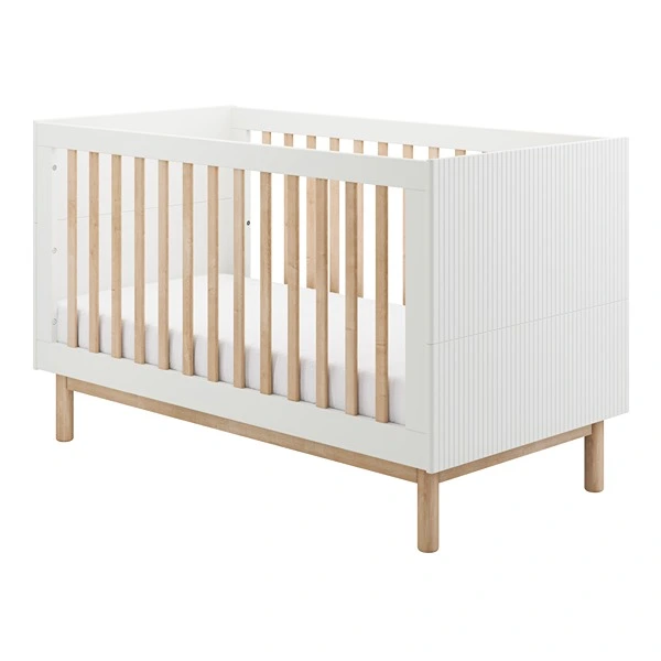 Pinio Miloo Baby's Bed - Growing Bed With Mattress - 70x140 - White