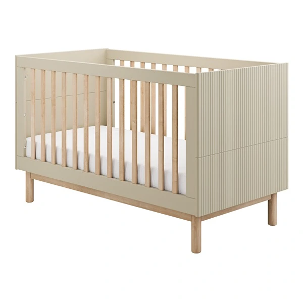Pinio Miloo Baby's Bed - Growing Bed With Mattress - 70x140 - Champagne