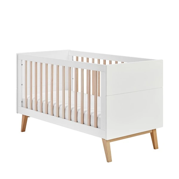 Pinio Swing Baby's Bed - Growing Bed With Mattress - 70x140 - White