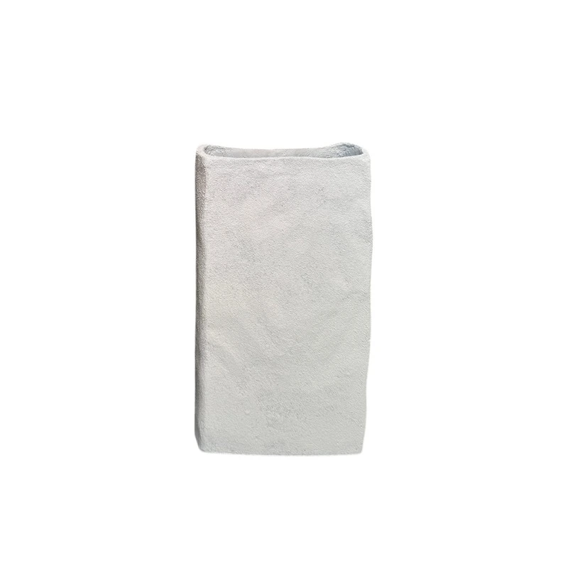 Nova Home Small White Textured Vase "Earth Eco"