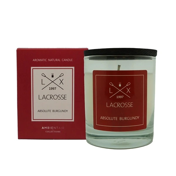 Ambientair Scented Candle Lacrosse - 40 Hours - 200 Gm - Absolute Burgundy