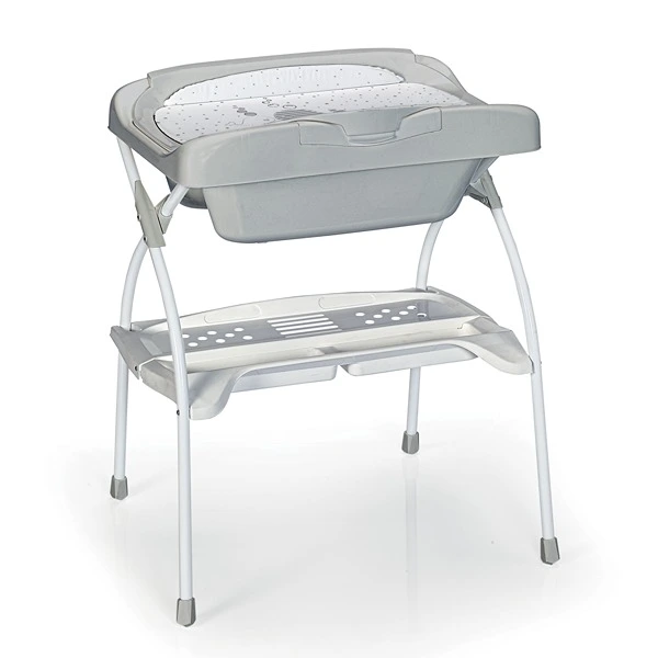 Baby Land Elios Little Sea Baby Bath Tub with Changing Table - Grey
