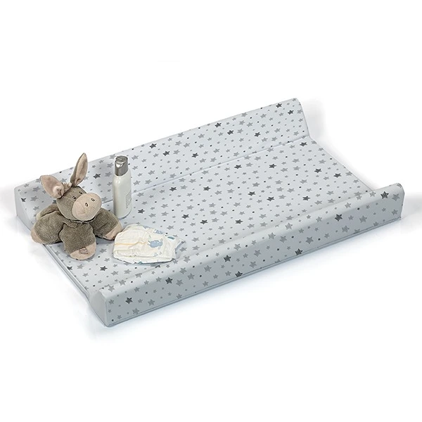 Baby Land Cloud Star Line Changing Matress - Grey