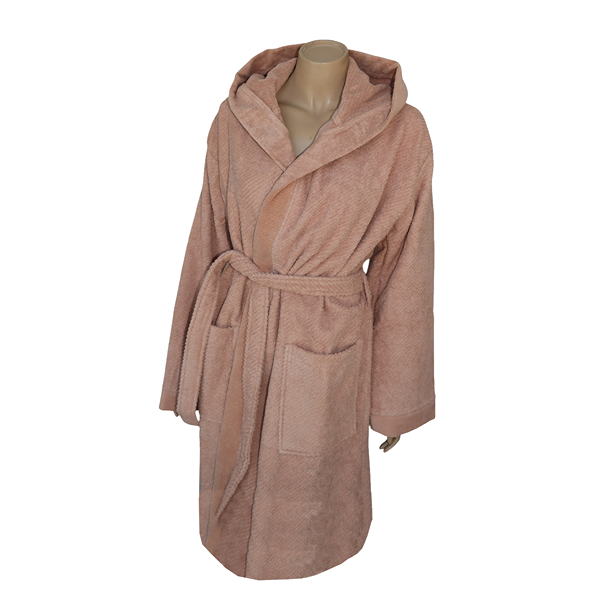 Weva Aurora Bath Robe - 100% Cotton - Pink (Available in sizes)